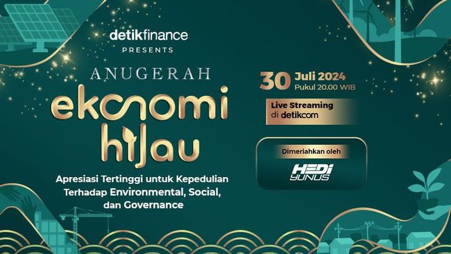 Detikcom Gelar Anugerah Ekonomi Hijau Malam Ini, Siapa Pemenangnya?