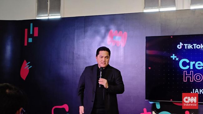 Bertemu Bos TikTok dan Youtube, Erick Thohir Minta 3 Hal