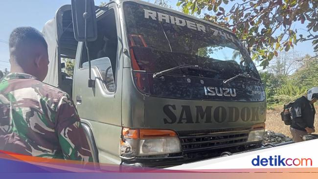 Mobil Eks Presiden Timor Leste Tabrakan dengan Truk TNI di NTT