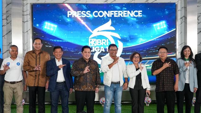 Erick Thohir Apresiasi BRI Kembali Jadi Sponsor Utama Liga 1 2024-2025