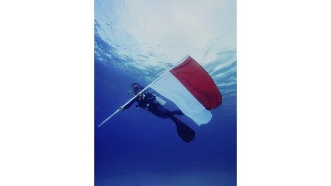 HUT RI, Pertamina Kibarkan Bendera Bawah Laut hingga Berikan Beasiswa