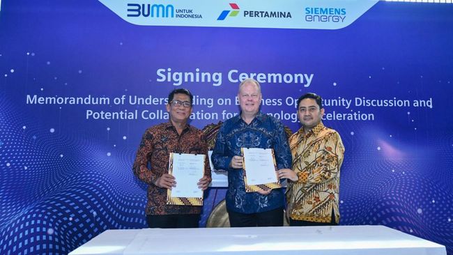 Pertamina dan Siemens Energi Wujudkan Transisi Energi Berkelanjutan