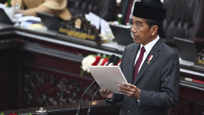 Pidato Nota Keuangan RAPBN 2025 Jokowi Jelang HUT RI