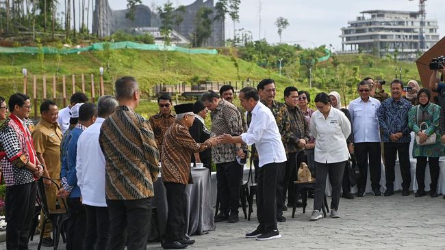 Jokowi Buka Sidang Kabinet di IKN, Langsung Pamer Investasi Rp56,2 T