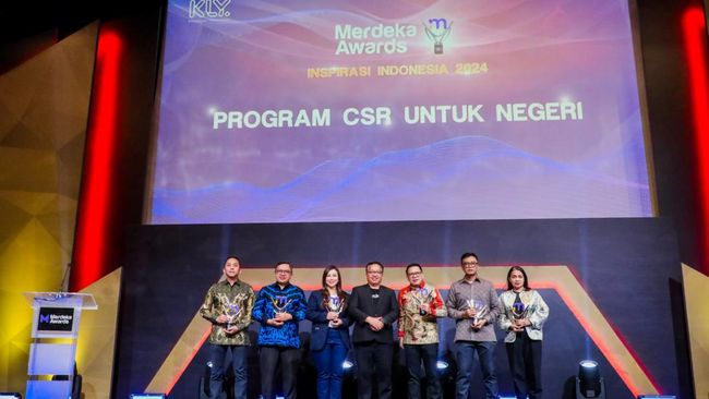 BRI Terima Penghargaan CSR untuk Negeri di Ajang Merdeka Award 2024