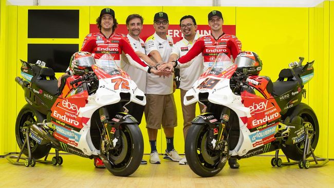 Pertamina dan VR46 Rilis Livery Spesial untuk MotoGP Mandalika