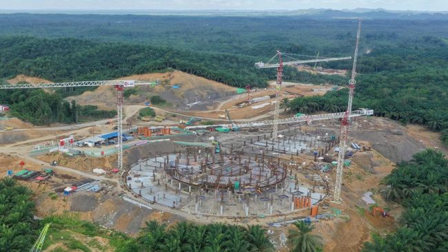 Progres Proyek Tahap I Infrastruktur IKN 93 Persen according to 22 September