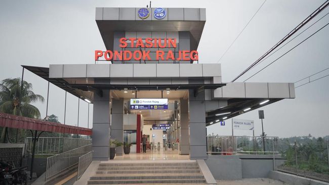 Stasiun Pondok Rajeg Depok Dibuka Lagi usai 18 Tahun Setop Operasi