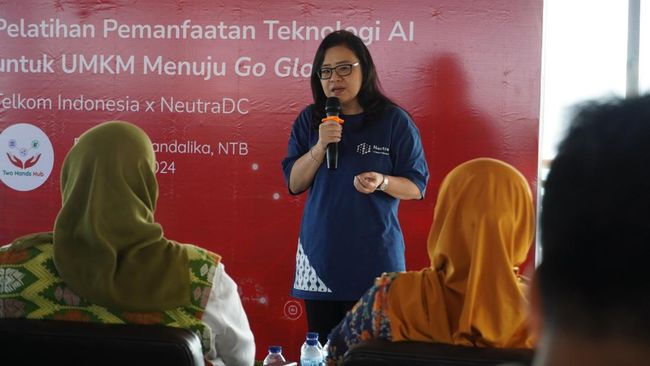 NeutraDC Kenalkan Pemanfaatan AI ke UMKM Binaan Telkom di Mandalika