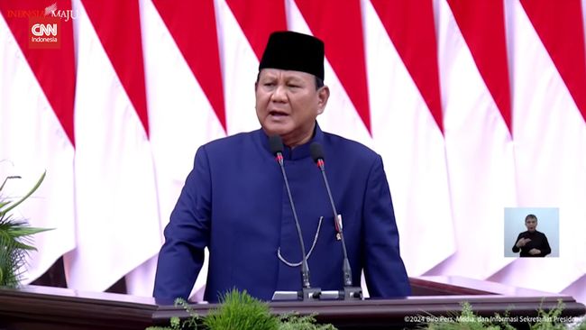 5 Janji Ekonomi Prabowo di Pidato Perdana Usai Dilantik Jadi Presiden