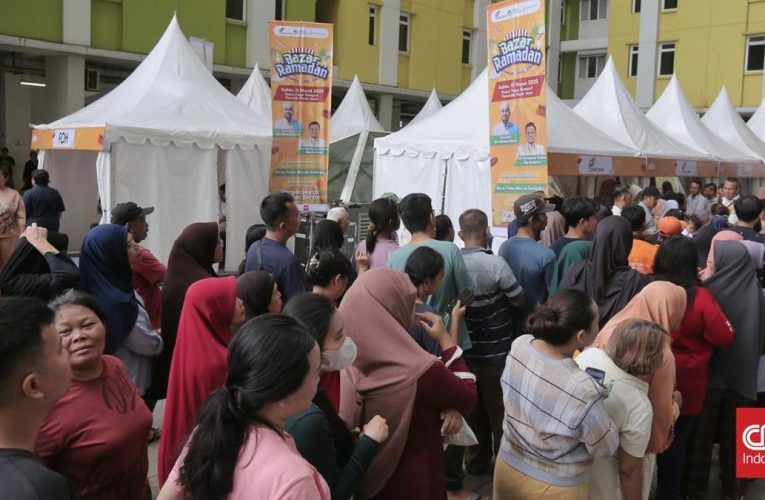 Pasar Murah Spesial Ramadan di Rusun Pasar Rumput