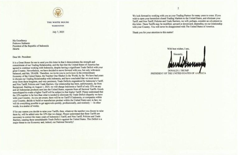 Dalih Trump Tetap Hajar RI Tarif 32 Persen Meski Sudah Dirayu Rp551 T